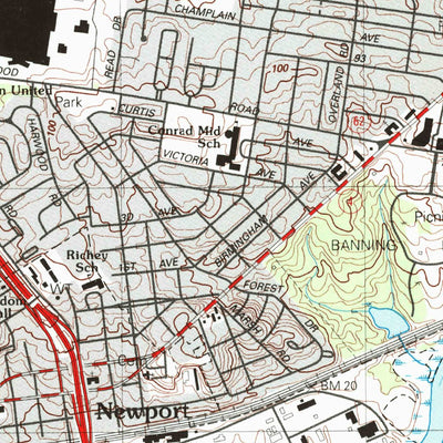 United States Geological Survey Wilmington South, DE-NJ (1993, 24000-Scale) digital map