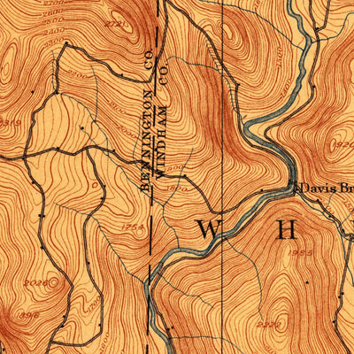 United States Geological Survey Wilmington, VT (1889, 62500-Scale) digital map