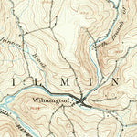 United States Geological Survey Wilmington, VT (1891, 62500-Scale) digital map