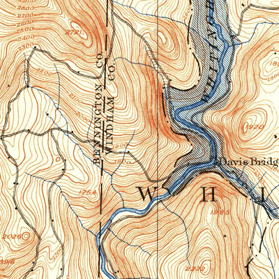 United States Geological Survey Wilmington, VT (1899, 62500-Scale) digital map