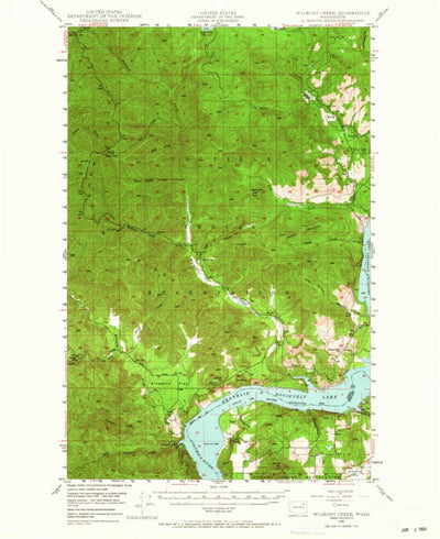United States Geological Survey Wilmont Creek, WA (1948, 62500-Scale) digital map