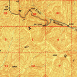 United States Geological Survey Wilmont Creek, WA (1950, 62500-Scale) digital map