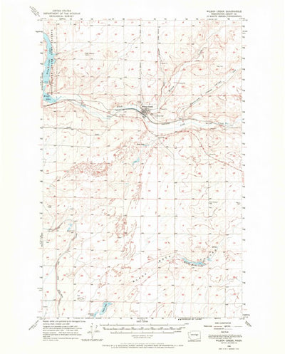United States Geological Survey Wilmont Creek, WA (1956, 62500-Scale) digital map