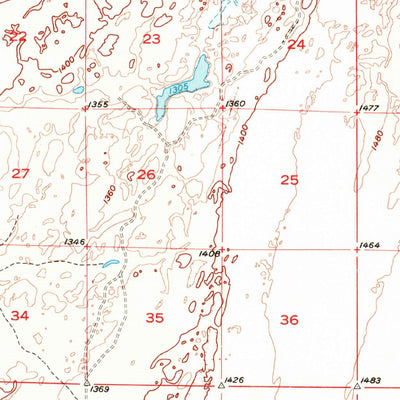 United States Geological Survey Wilmont Creek, WA (1956, 62500-Scale) digital map