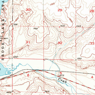United States Geological Survey Wilmont Creek, WA (1956, 62500-Scale) digital map