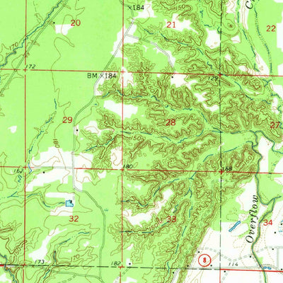United States Geological Survey Wilmot, AR-LA (1960, 62500-Scale) digital map
