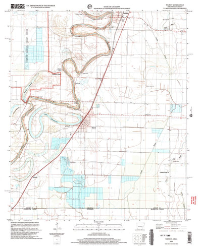 United States Geological Survey Wilmot, AR-LA (2002, 24000-Scale) digital map