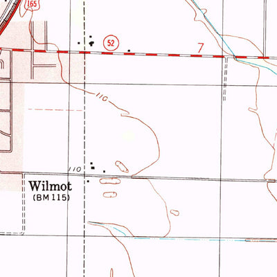 United States Geological Survey Wilmot, AR-LA (2002, 24000-Scale) digital map