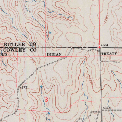 United States Geological Survey Wilmot, KS (1965, 24000-Scale) digital map