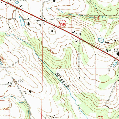 United States Geological Survey Wilmot, OH (1961, 24000-Scale) digital map