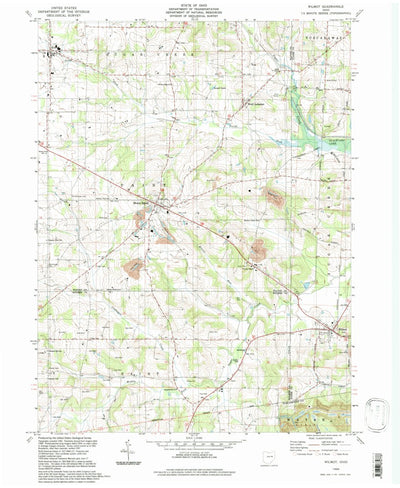 United States Geological Survey Wilmot, OH (1994, 24000-Scale) digital map