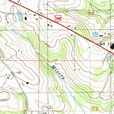 United States Geological Survey Wilmot, OH (1994, 24000-Scale) digital map