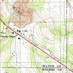 United States Geological Survey Wilmot, OH (1994, 24000-Scale) digital map