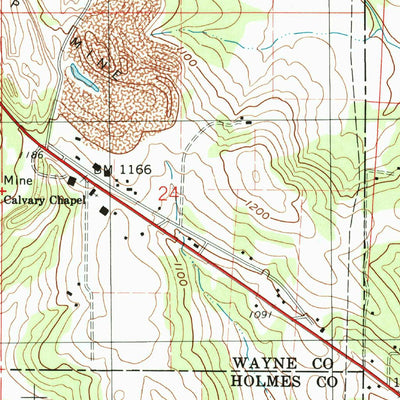 United States Geological Survey Wilmot, OH (1994, 24000-Scale) digital map