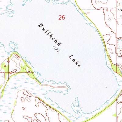 United States Geological Survey Wilmot, SD-MN (1971, 24000-Scale) digital map