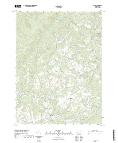 United States Geological Survey Wilpen, PA (2023, 24000-Scale) digital map