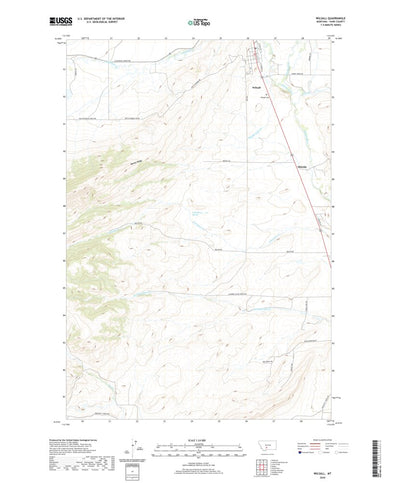 United States Geological Survey Wilsall, MT (2020, 24000-Scale) digital map