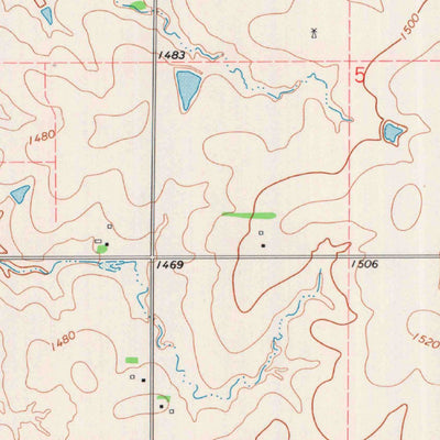 United States Geological Survey Wilsey, KS (1972, 24000-Scale) digital map