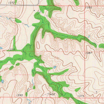United States Geological Survey Wilsey SE, KS (1972, 24000-Scale) digital map