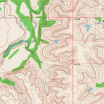 United States Geological Survey Wilsey SE, KS (1972, 24000-Scale) digital map