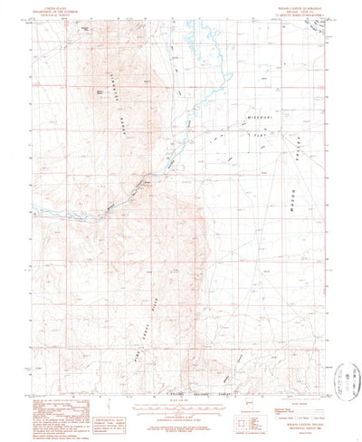 United States Geological Survey Wilson Canyon, NV (1986, 24000-Scale) digital map