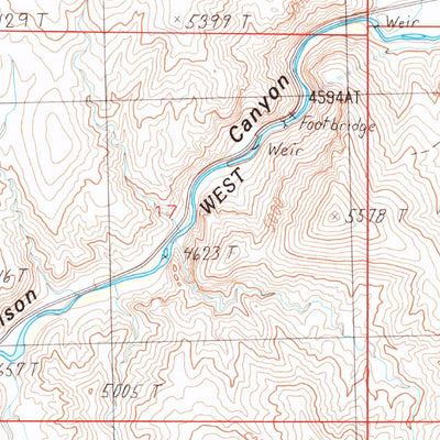 United States Geological Survey Wilson Canyon, NV (1986, 24000-Scale) digital map