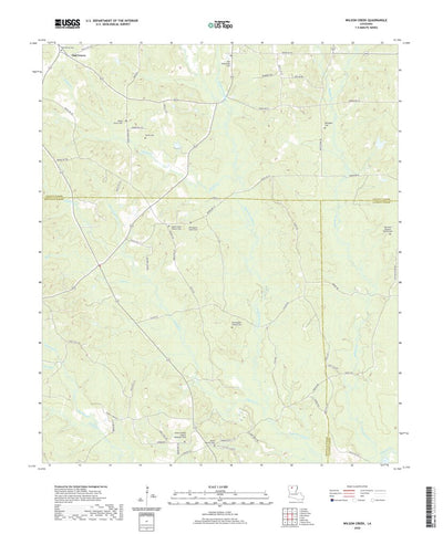 United States Geological Survey Wilson Creek, LA (2020, 24000-Scale) digital map