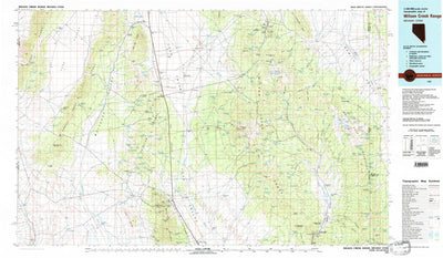United States Geological Survey Wilson Creek Range, NV-UT (1982, 100000-Scale) digital map