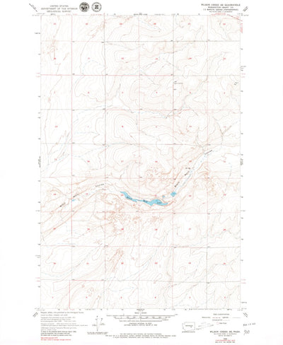 United States Geological Survey Wilson Creek SE, WA (1956, 24000-Scale) digital map