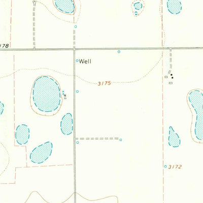United States Geological Survey Wilson Creek, TX (1967, 24000-Scale) digital map