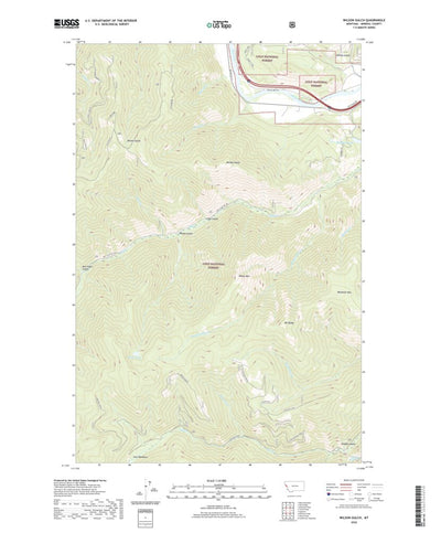 United States Geological Survey Wilson Gulch, MT (2020, 24000-Scale) digital map