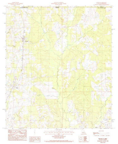 United States Geological Survey Wilson, LA-MS (1985, 24000-Scale) digital map