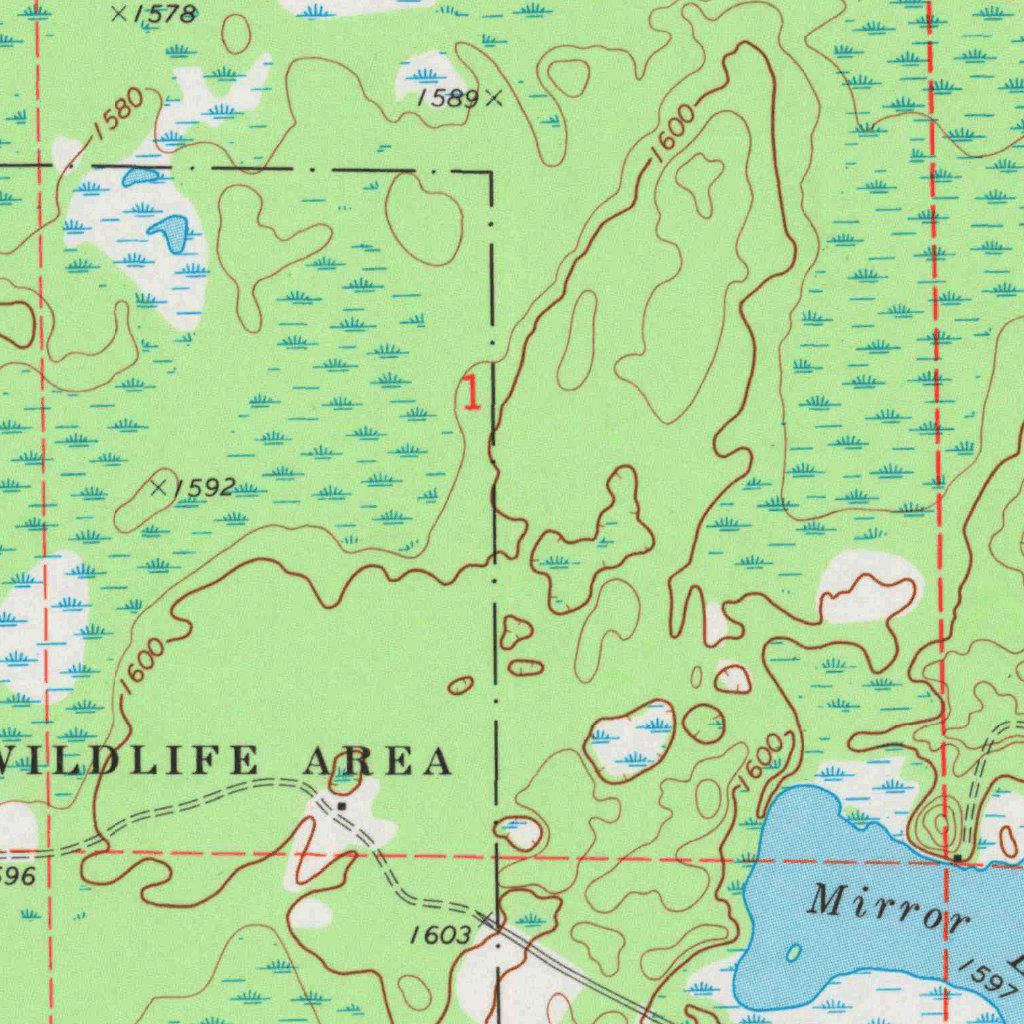 Wilson Lake, WI (1973, 24000-Scale) Map by United States Geological ...