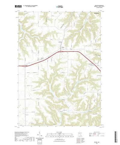 United States Geological Survey Wilson, MN (2022, 24000-Scale) digital map