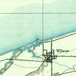 United States Geological Survey Wilson, NY (1900, 62500-Scale) digital map