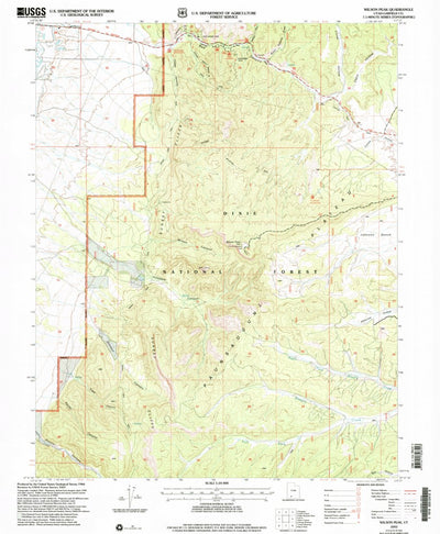 United States Geological Survey Wilson Peak, UT (2002, 24000-Scale) digital map