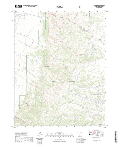 United States Geological Survey Wilson Peak, UT (2023, 24000-Scale) digital map