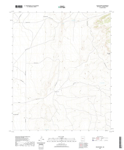 United States Geological Survey Wilson Ranch, NM (2020, 24000-Scale) digital map