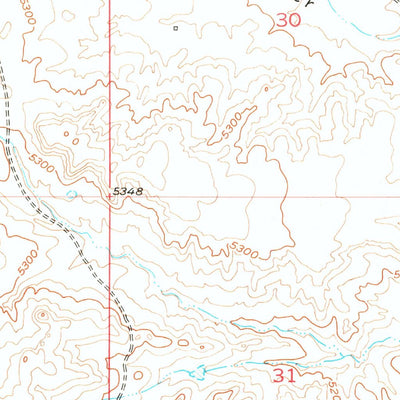 United States Geological Survey Wilson Spring, WY (1951, 24000-Scale) digital map