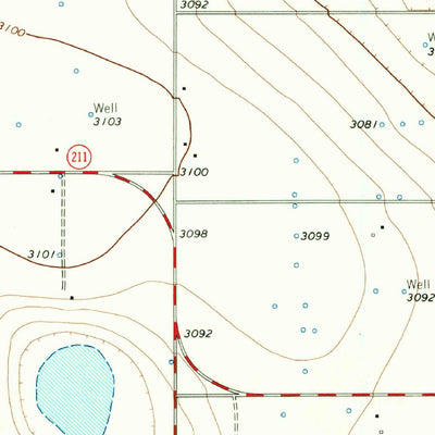 United States Geological Survey Wilson, TX (1965, 24000-Scale) digital map