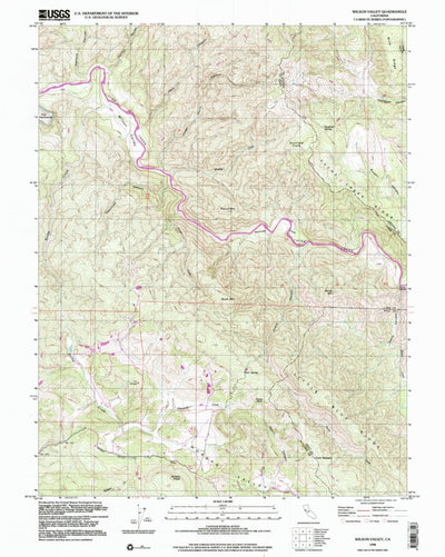 United States Geological Survey Wilson Valley, CA (1998, 24000-Scale) digital map