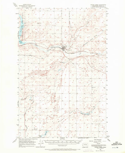 United States Geological Survey Wilson, WA (1956, 62500-Scale) digital map