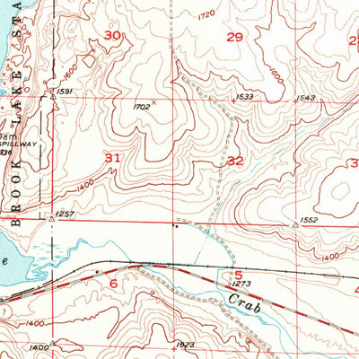 United States Geological Survey Wilson, WA (1956, 62500-Scale) digital map
