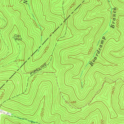 United States Geological Survey Wilsondale, WV (1963, 24000-Scale) digital map