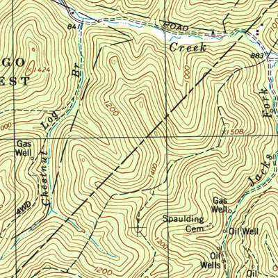 United States Geological Survey Wilsondale, WV (1996, 24000-Scale) digital map