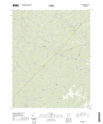United States Geological Survey Wilsondale, WV (2023, 24000-Scale) digital map