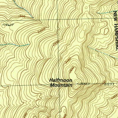 United States Geological Survey Wilsons Mills, ME-NH (1989, 24000-Scale) digital map