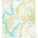 United States Geological Survey Wilsonville, AL (1980, 24000-Scale) digital map