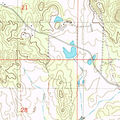 United States Geological Survey Wilsonville, AL (1980, 24000-Scale) digital map
