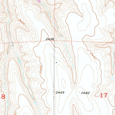 United States Geological Survey Wilsonville, NE-KS (1957, 24000-Scale) digital map